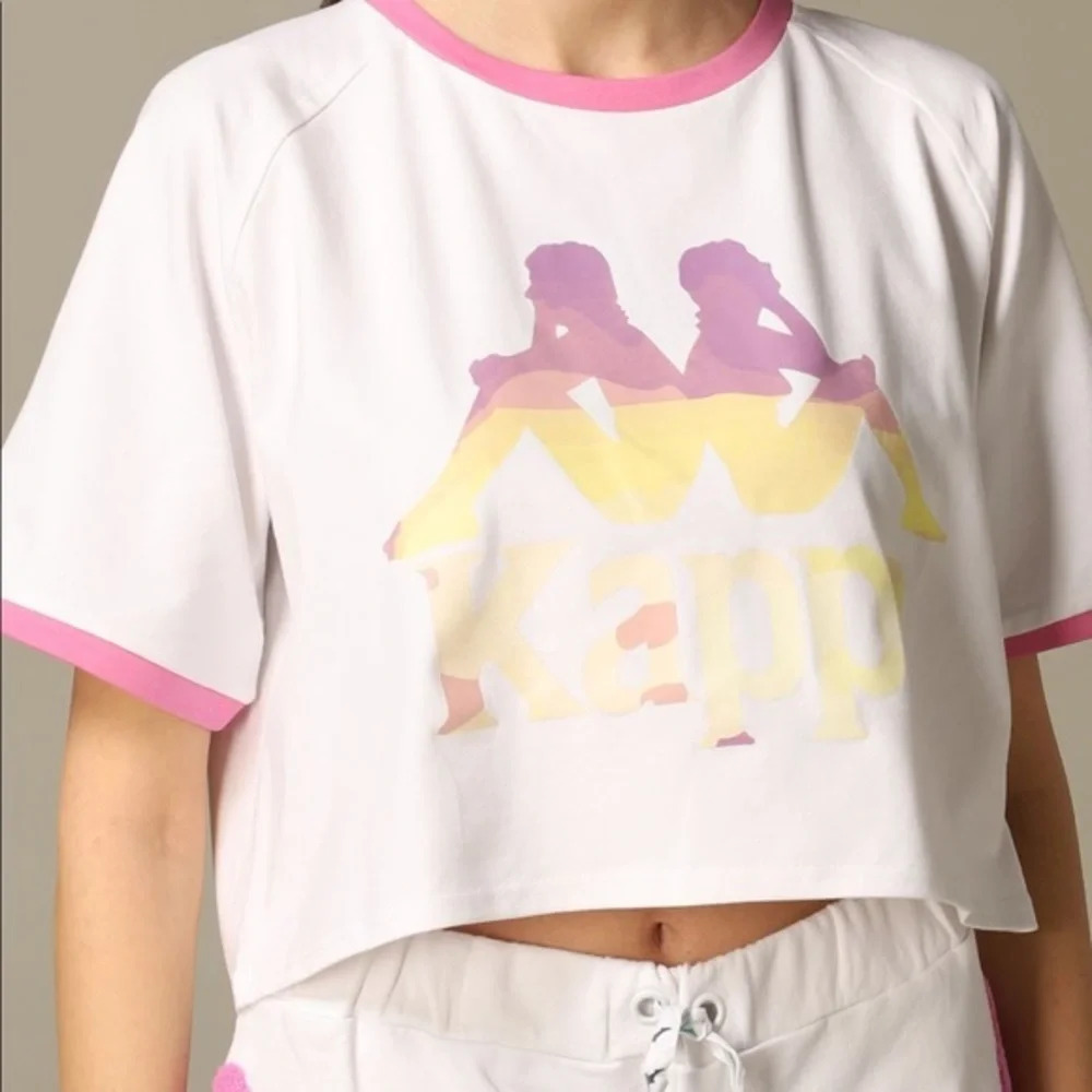 Kappa Active Authentic Sand Caraff Crop Shirt — image 3 of 7